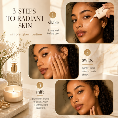 Skin Essentials CC Tinted Serum & SPF 30 Mineral Setting Powder Set