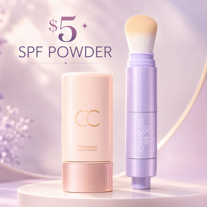 Skin Essentials CC Tinted Serum & SPF 30 Mineral Setting Powder Set