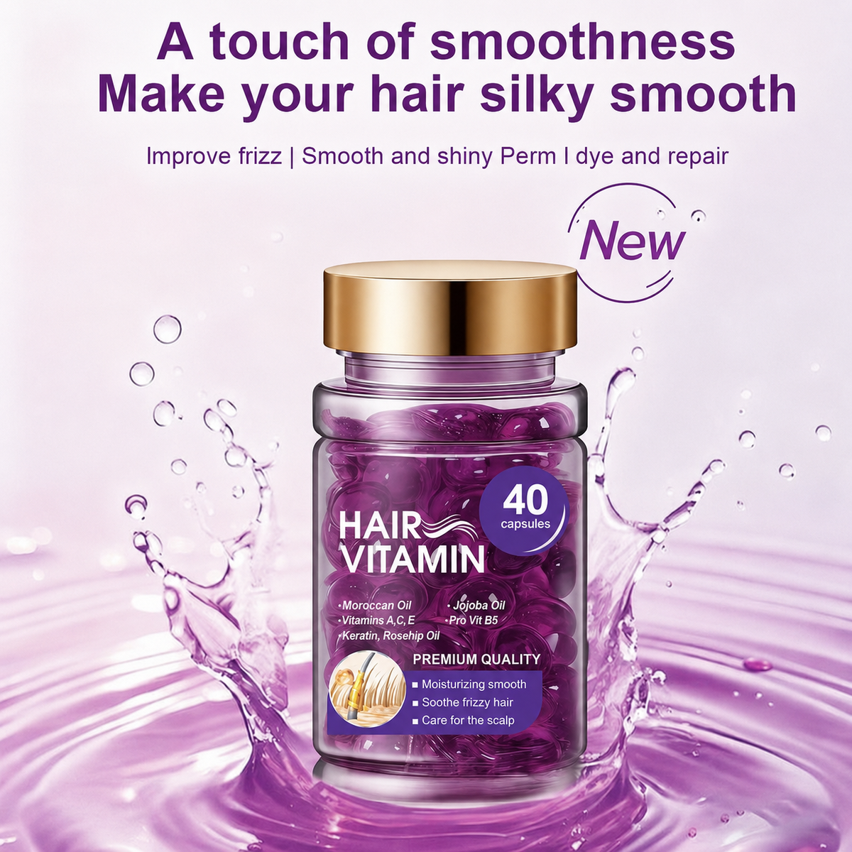 ✨Silky Smooth Hair Capsules
