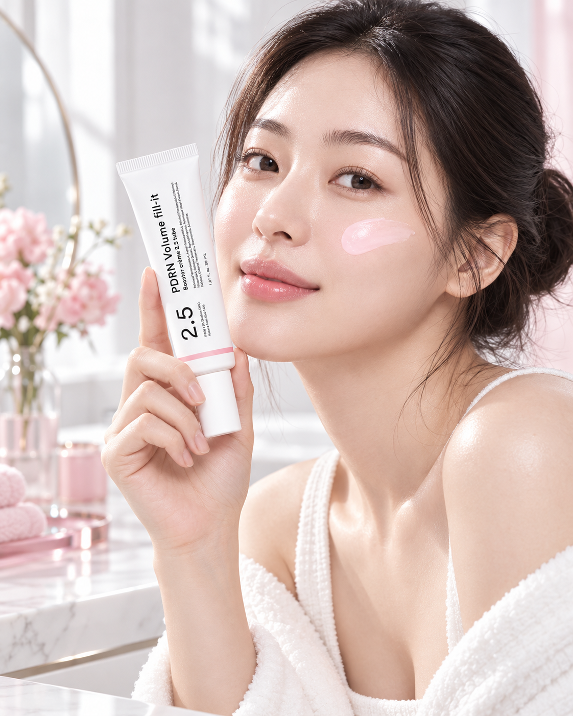 Targeted plumping skincare routine