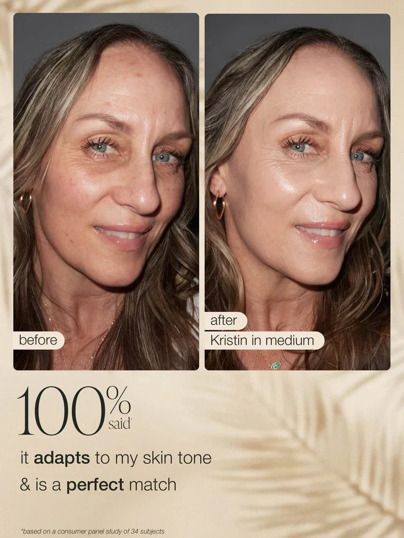 CC Color-Correcting Tinted Serum – Lightweight, Shade-Adaptive Coverage with 24H Hydration & 16H Waterproof Wear